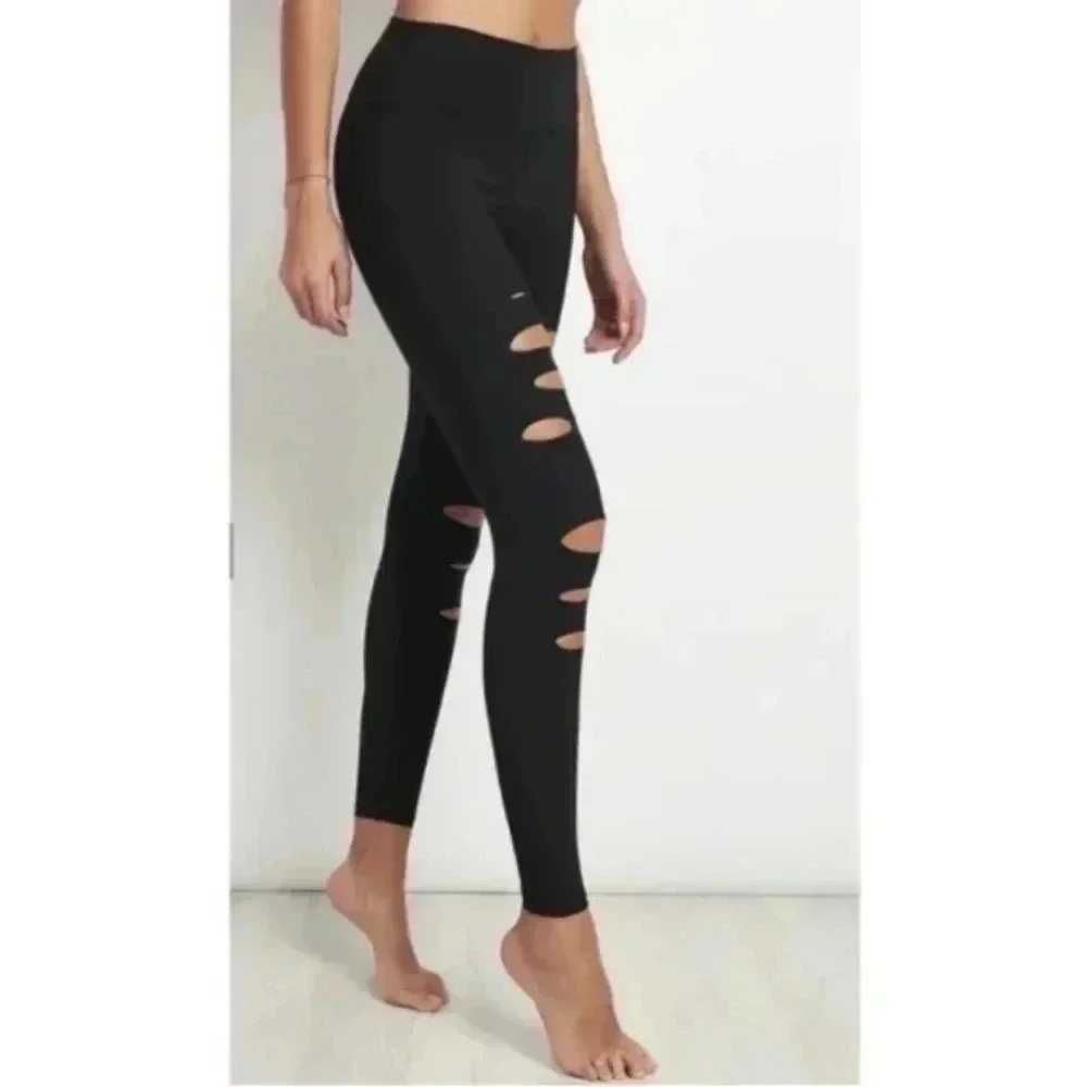Alo Yoga Ripped Warrior Leggings